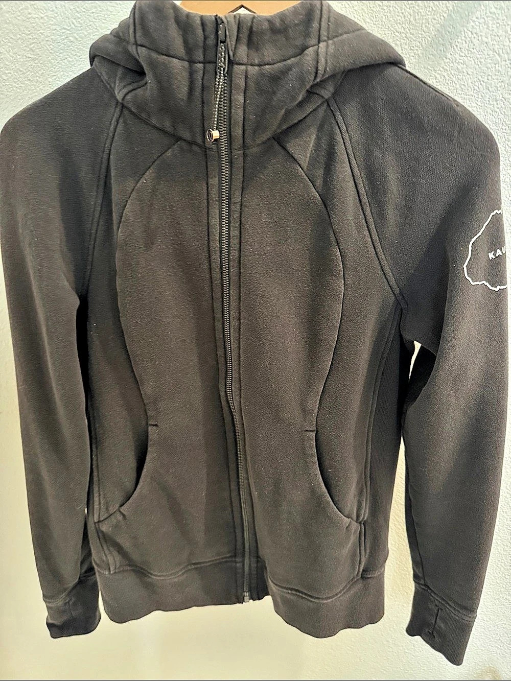 lululemon Kauai Exclusive Scuba Hoodie Zip-Up Black 6